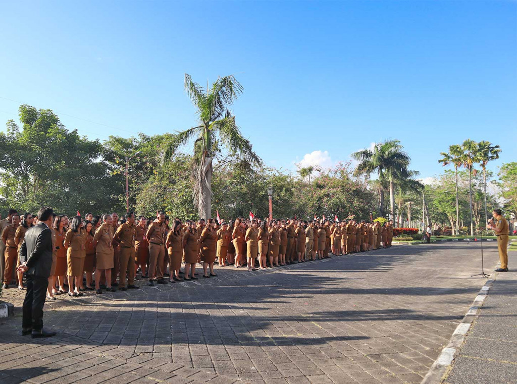 Pelaksanaan Kegiatan Apel Pagi Bapenda Kabupaten Badung